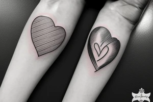 the crying heart tattoo idea