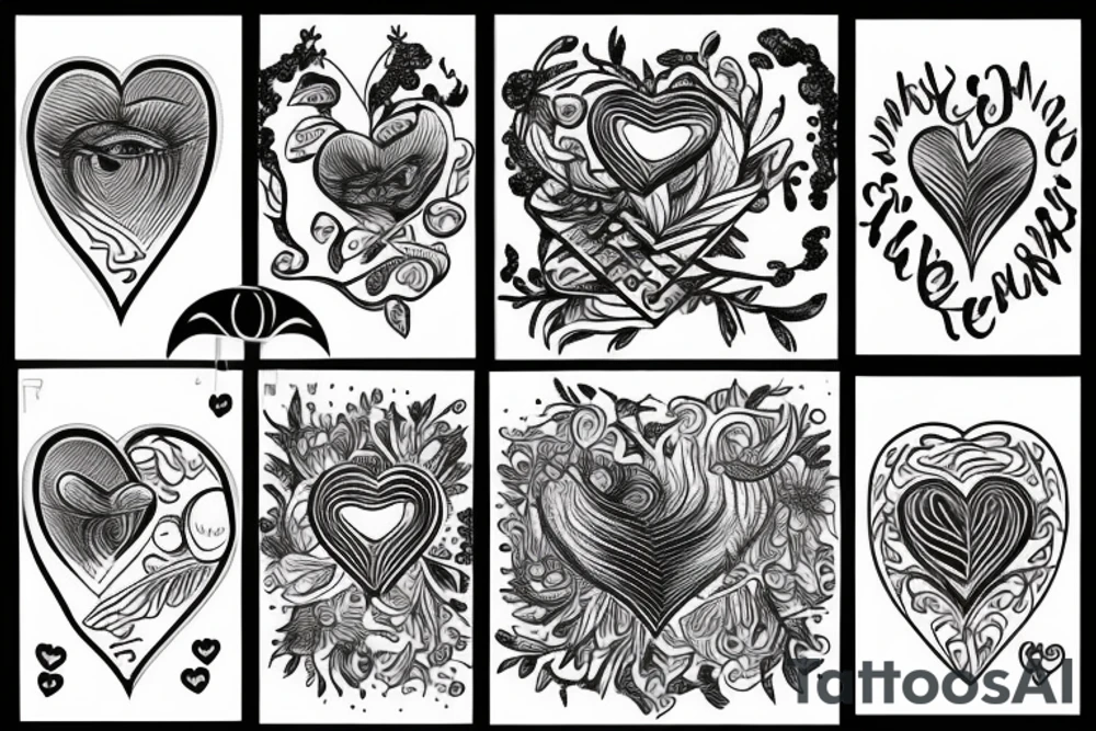 the crying heart tattoo idea