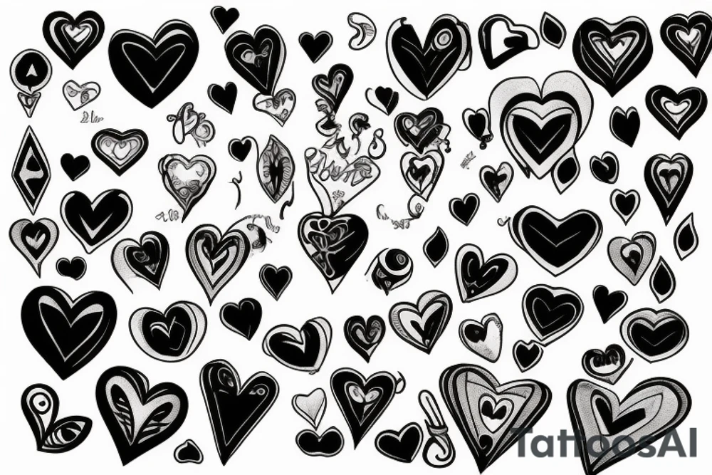 the crying heart tattoo idea