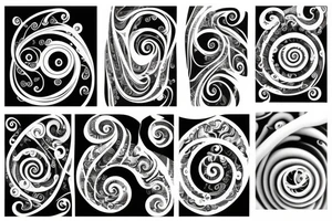 Fibonacci spiral tattoo idea