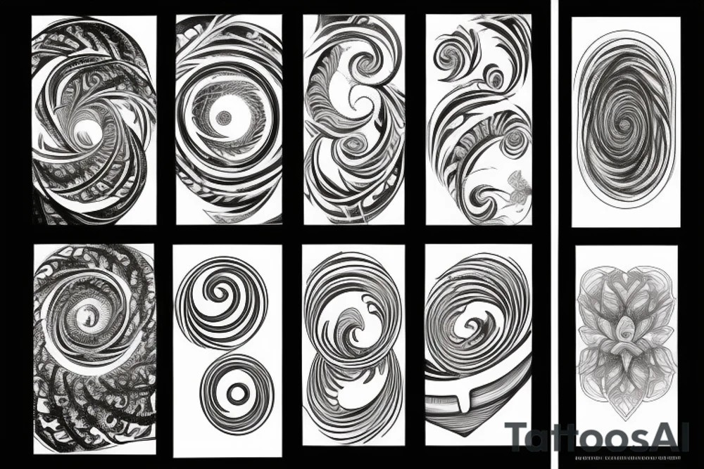 Fibonacci spiral tattoo idea