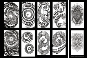 Fibonacci spiral tattoo idea