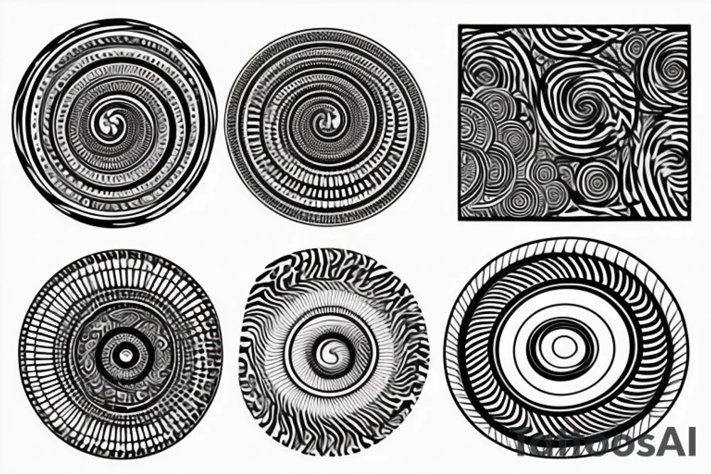 Fibonacci spiral tattoo idea