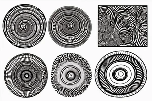 Fibonacci spiral tattoo idea