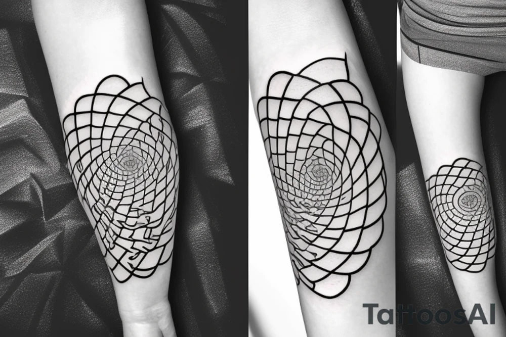 Fibonacci spiral tattoo idea