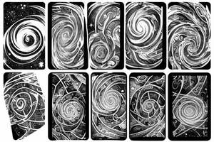 spiral galaxy tattoo idea