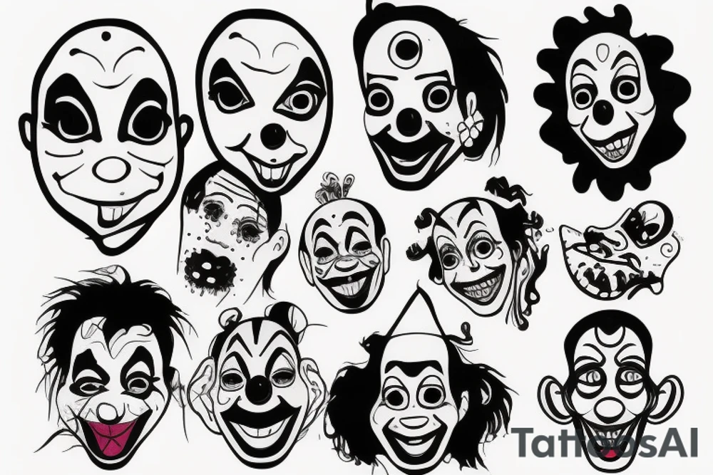 Clown tattoo idea