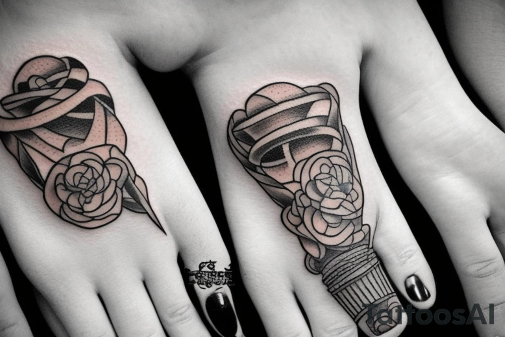 small tattoos on hand tattoo idea