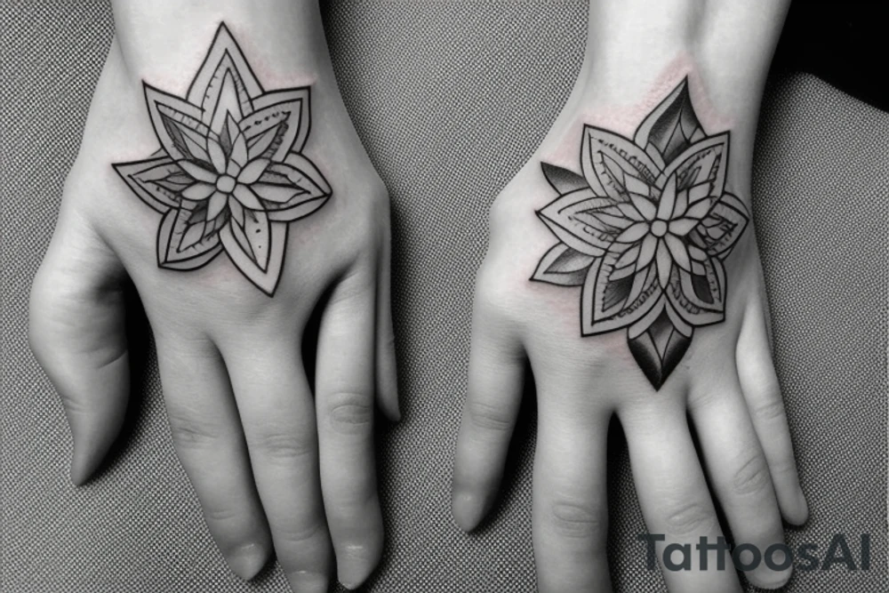 small tattoos on hand tattoo idea