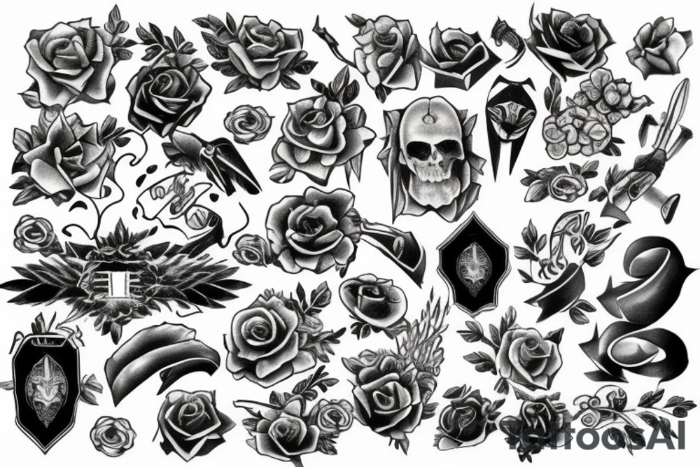 small fleshes tattoo idea