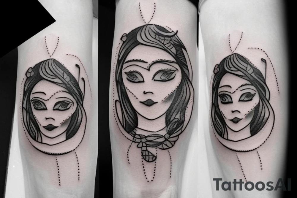 small knife tattoo idea