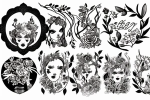 Persephone tattoo idea