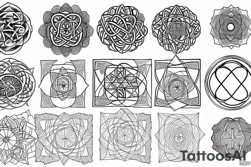 sacred geometry tattoo idea