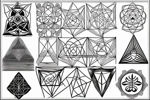sacred geometry tattoo idea