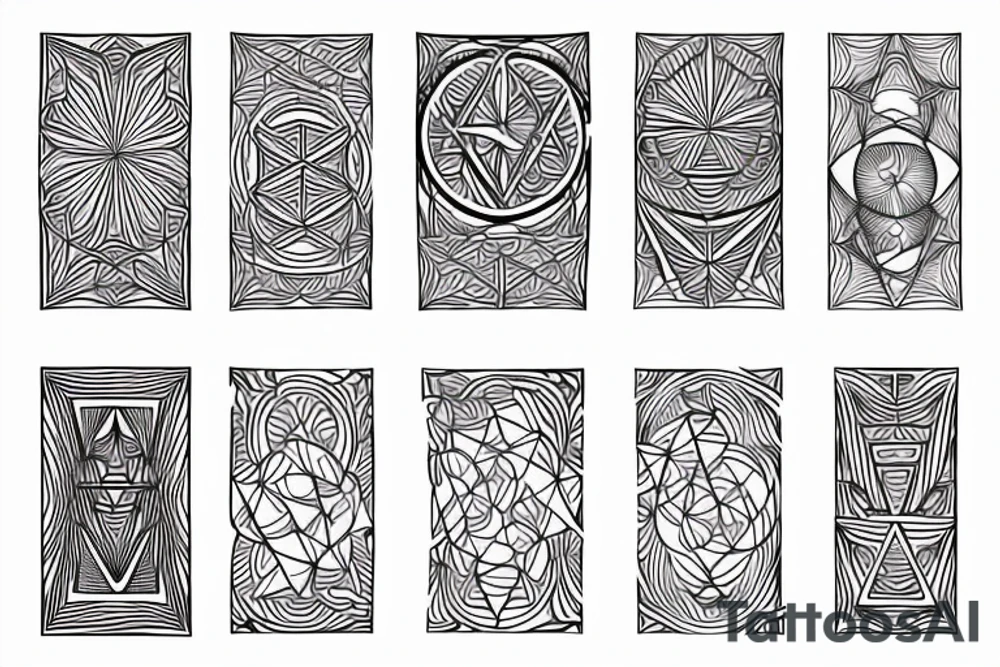 sacred geometry tattoo idea