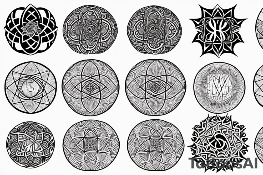 sacred geometry tattoo idea