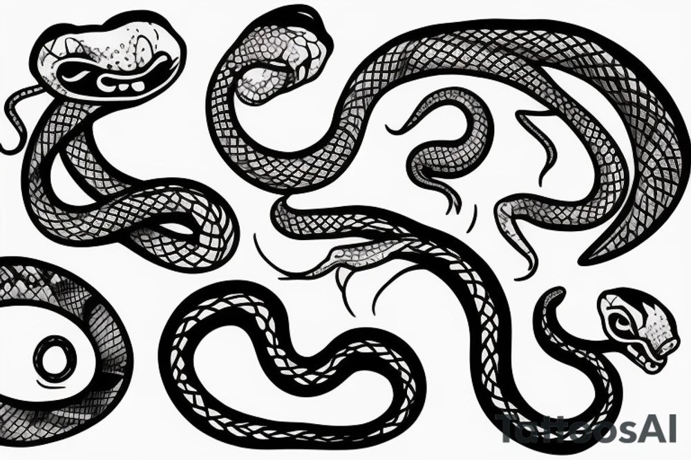 snake tattoo idea