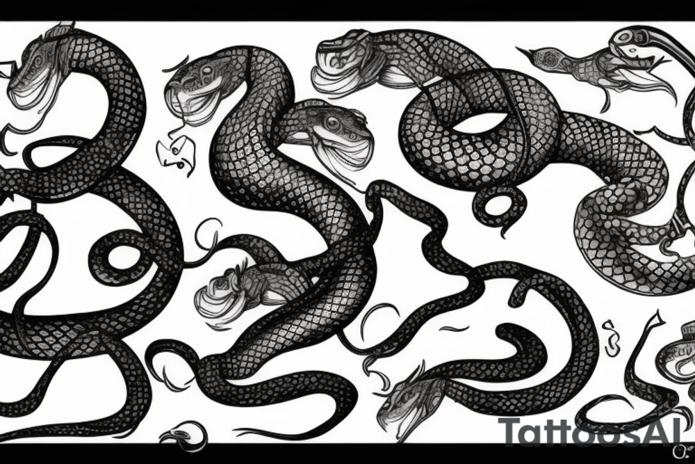 snake tattoo idea