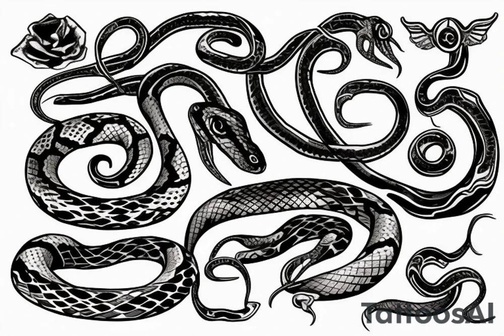 snake tattoo idea