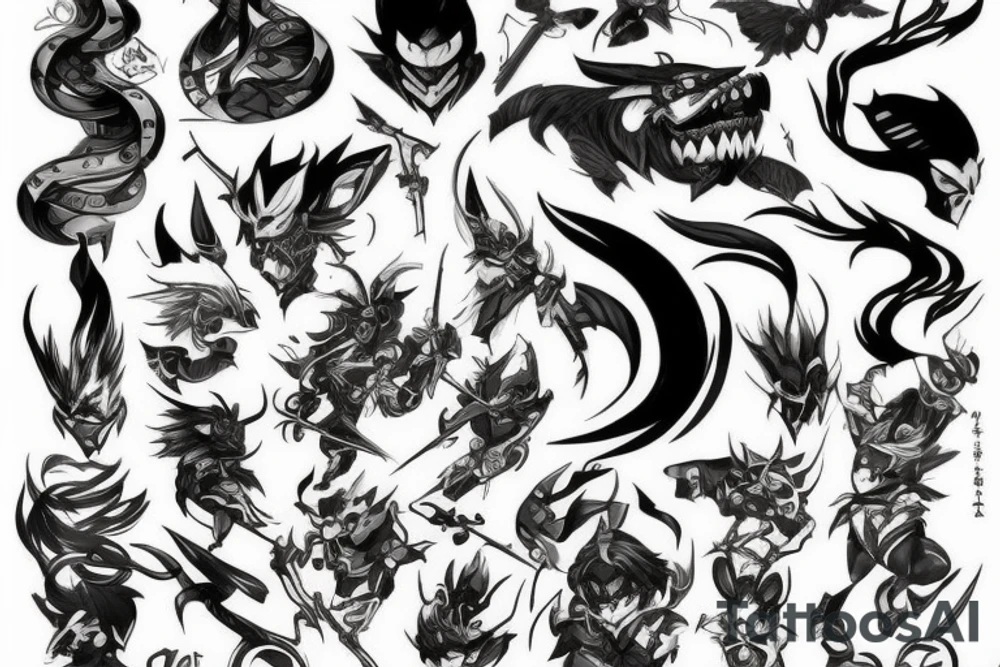 Shen from league of legend tattoo idea