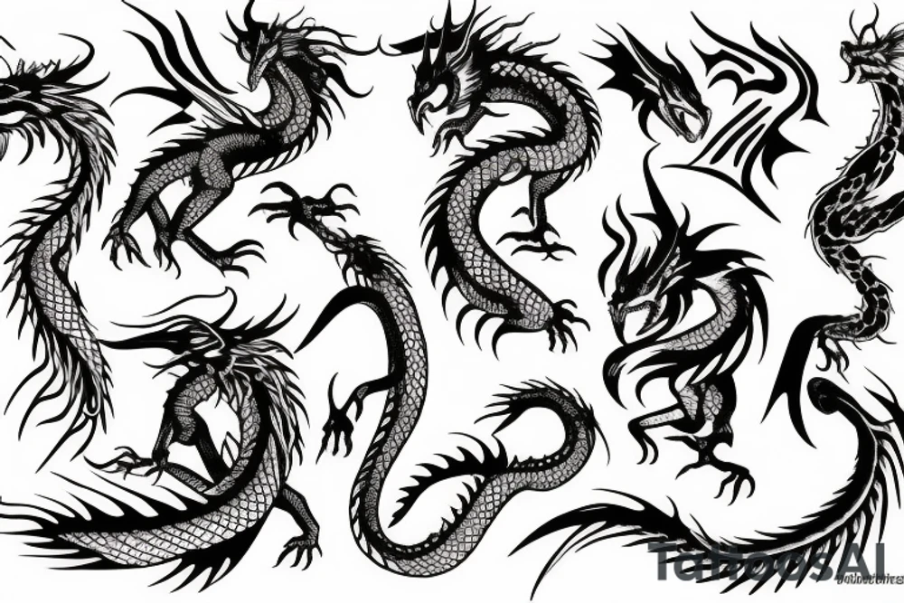 Dragon tattoo idea