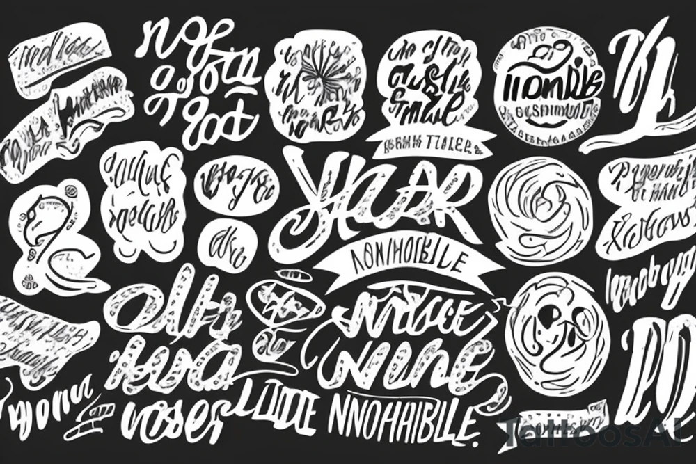 a word that says nothing is impossible tattoo idea