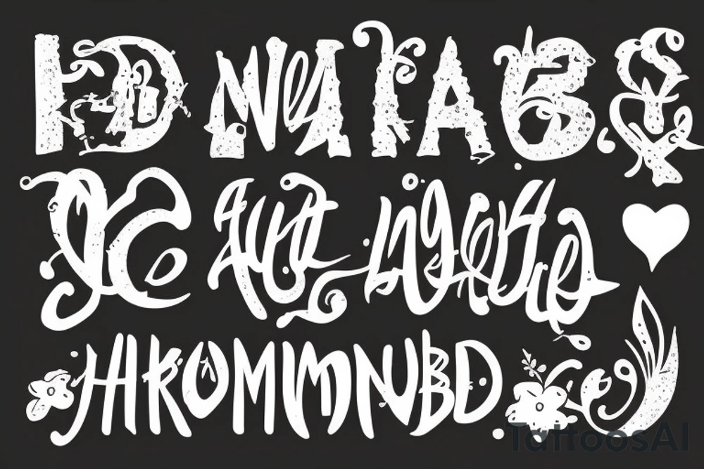 a minimal word tatoo that says nothing is impossible tattoo idea