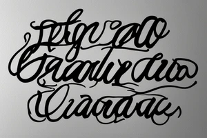 a minimal word tattoo that says try harder in English language more simple and more obvious in english tattoo idea