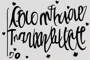 a minimal word tattoo that says try harder in English language more simple and more obvious translate it in english tattoo idea