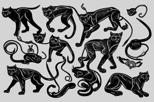 Panther tattoo idea