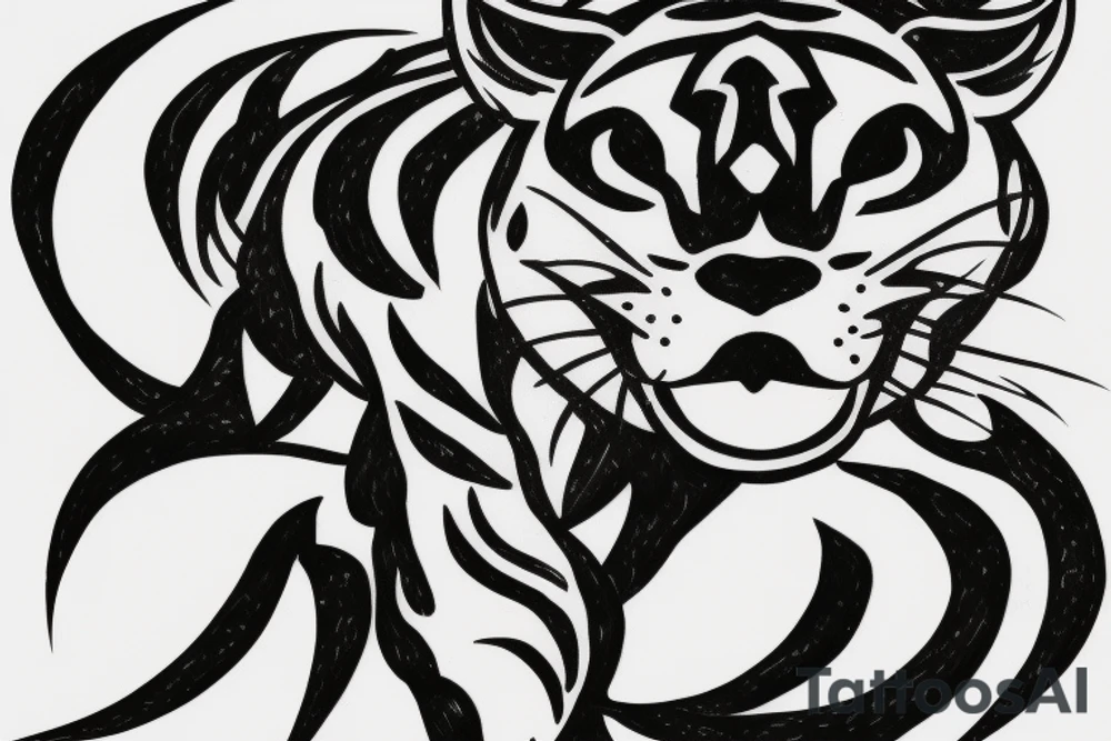 Panther tattoo idea