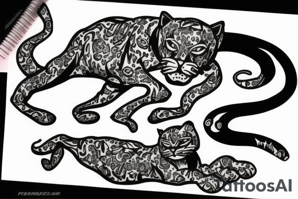 Panther tattoo idea