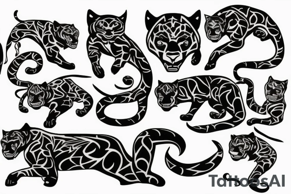 Panther tattoo idea