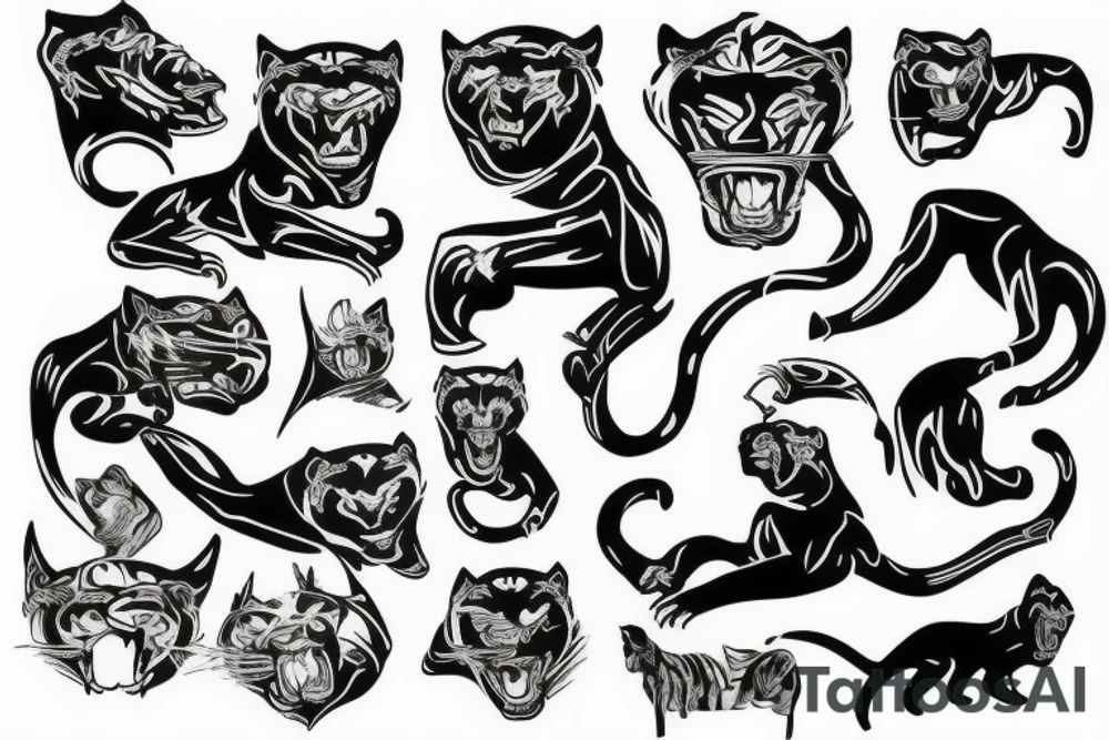 Panther tattoo idea