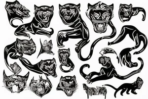 Panther tattoo idea