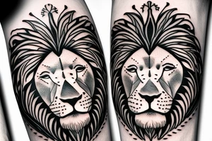 Stoic Lion tattoo idea