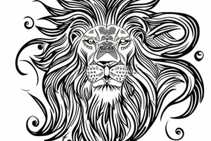 Stoic Lion tattoo idea