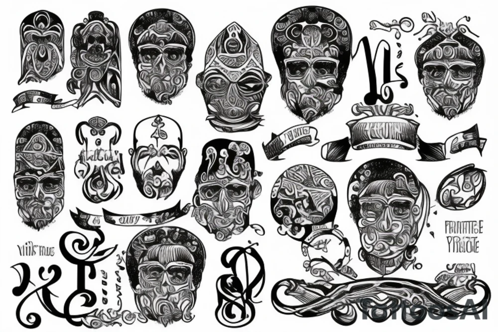 virtues of stoicism tattoo idea