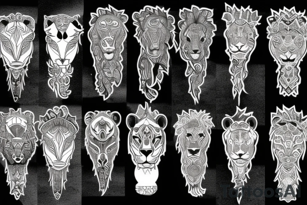 lion tattoo idea