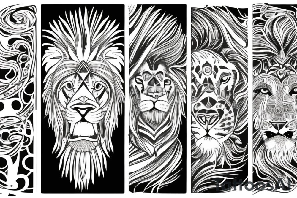 lion tattoo idea
