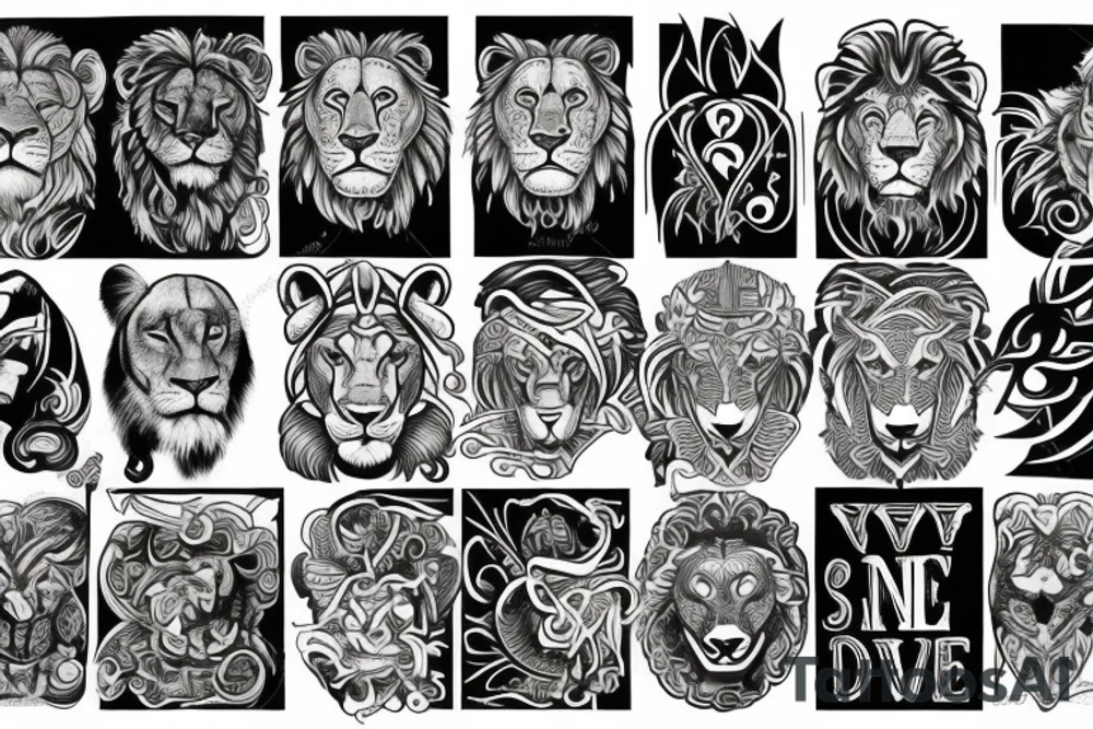 lion tattoo idea