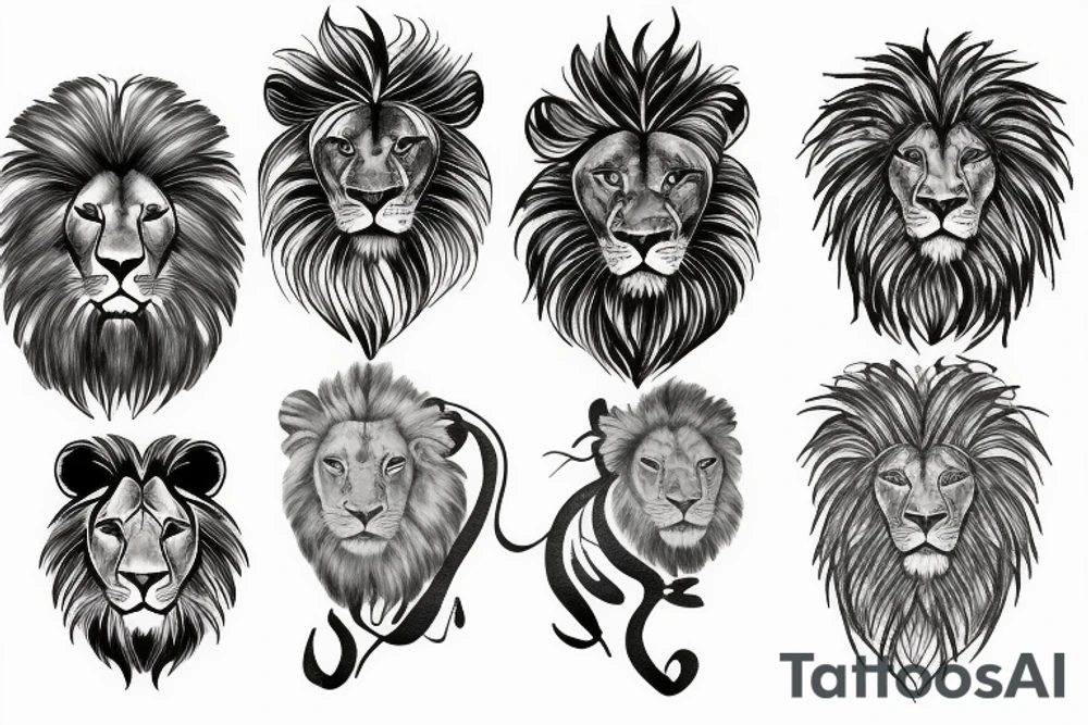 lion tattoo idea