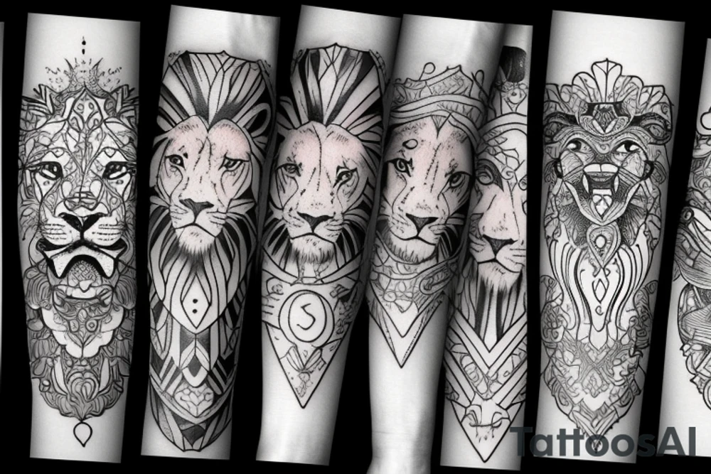 lion tattoo idea