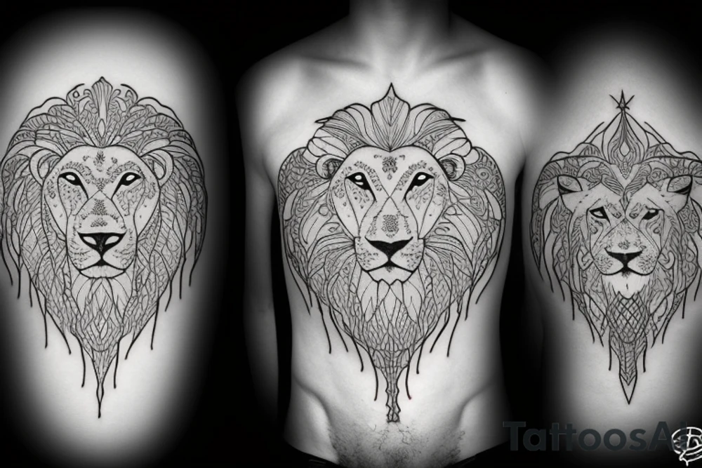 lion tattoo idea