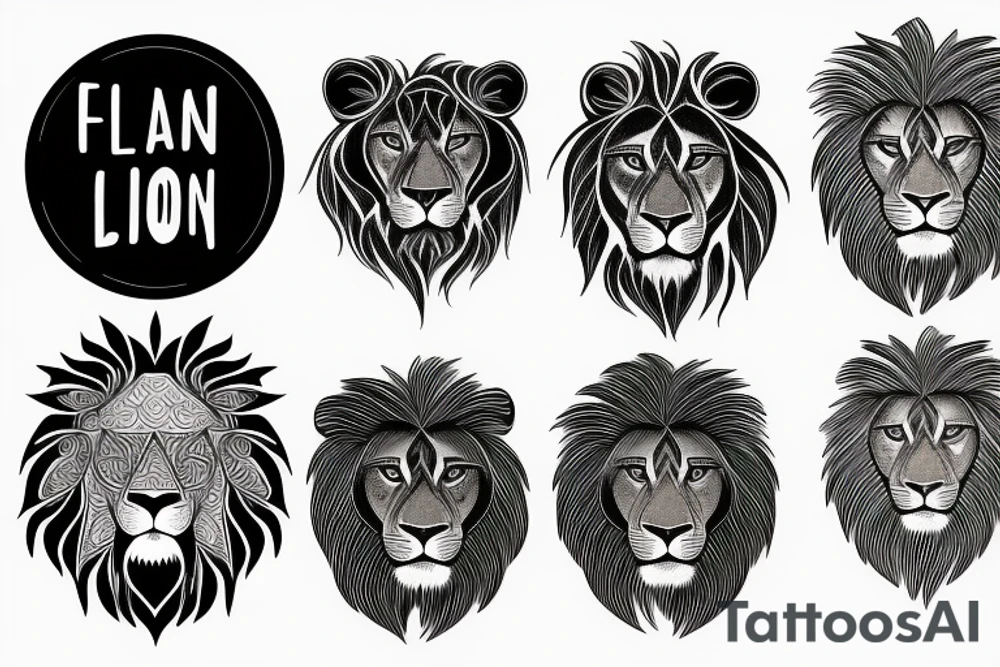 lion tattoo idea