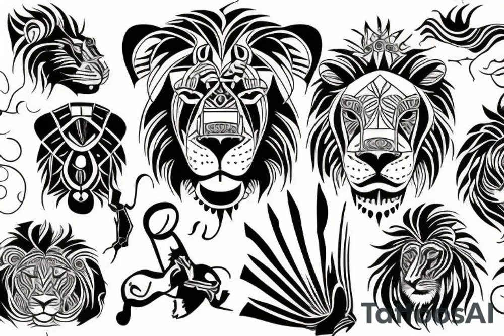 lion tattoo idea