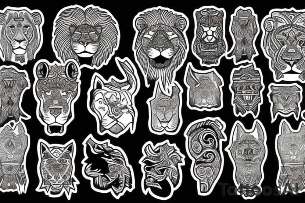 lion tattoo idea