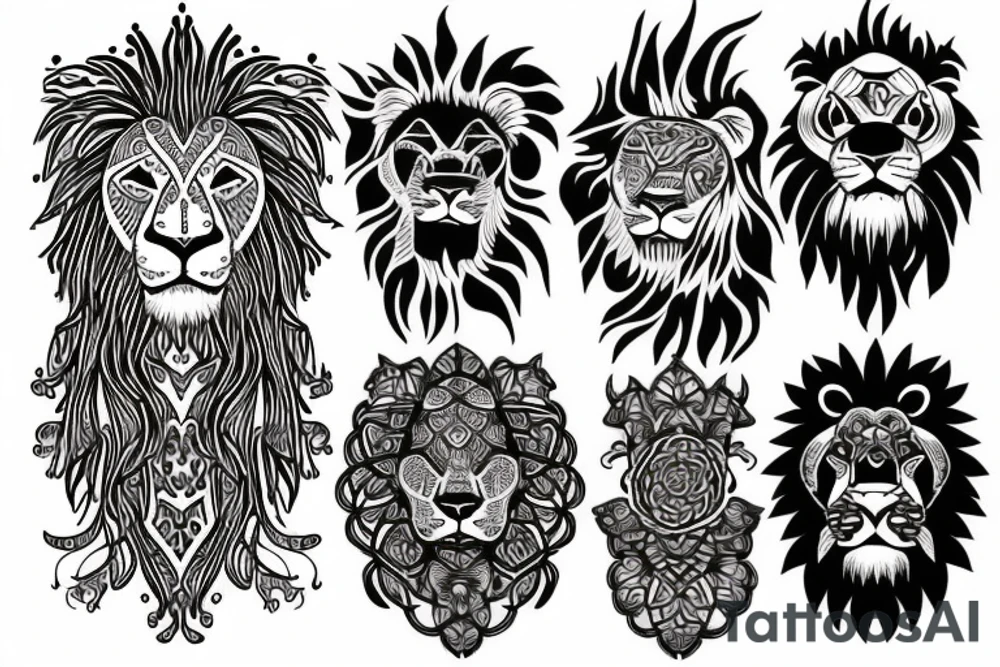 lion tattoo idea