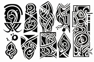 wine poured out tattoo idea