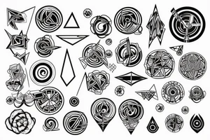 electrical ciruits tattoo idea